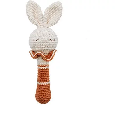 Hochet lapin / terre cuite