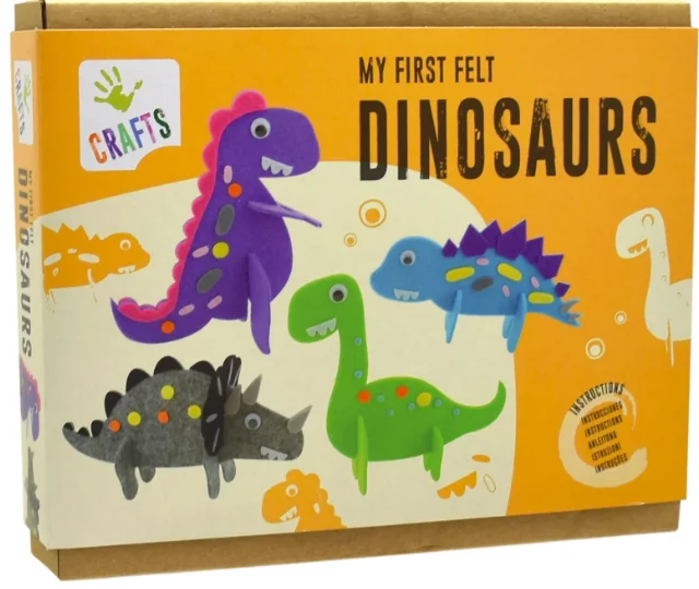 Mes premiers dinosaures en feutre