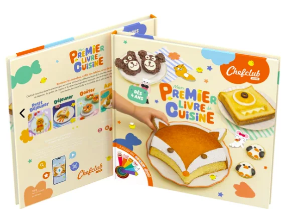 Coffret Chefclub-Mon premier livre de cuisine