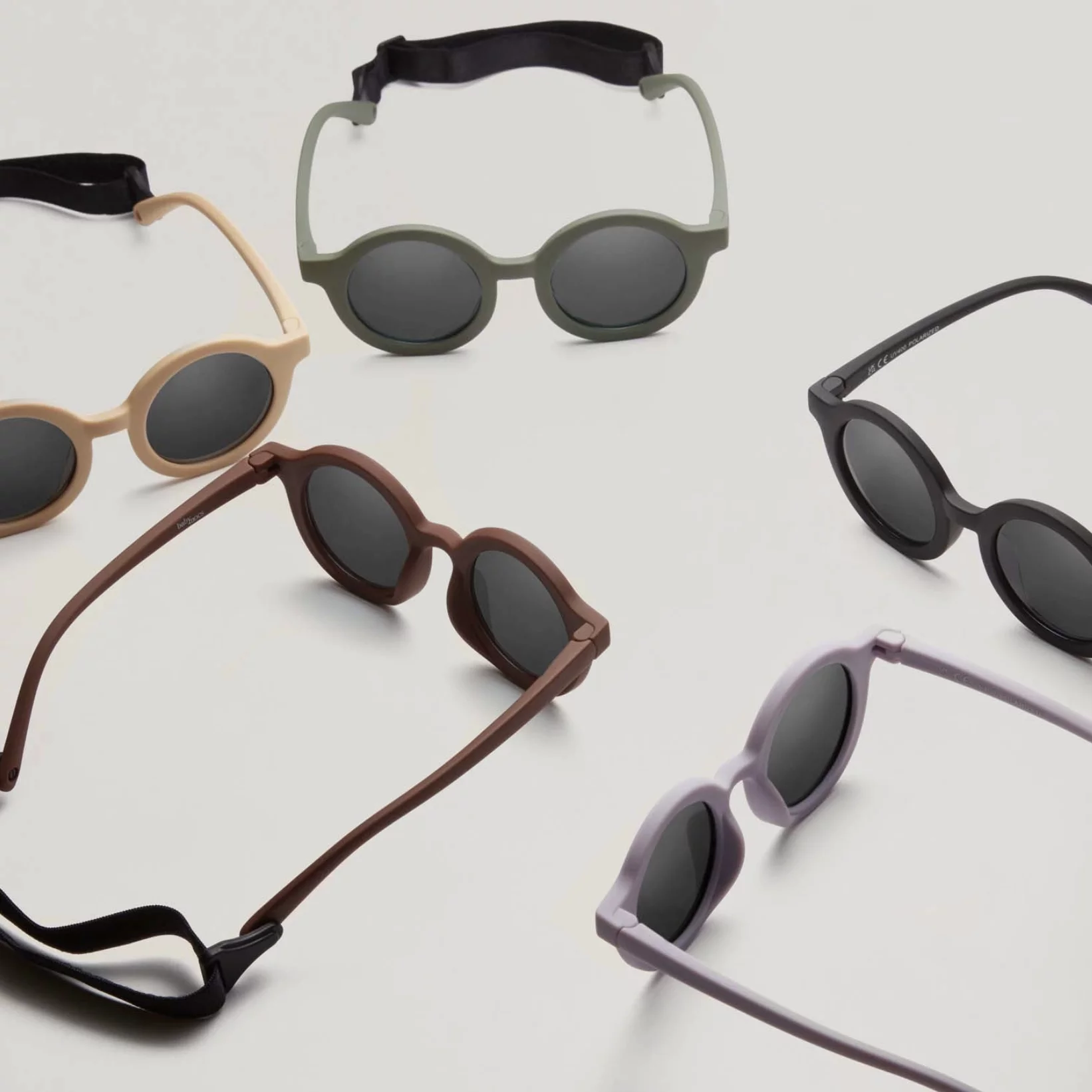 Lunettes de soleil vert kaki – Image 2