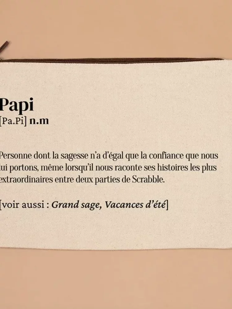 Grande trousse définition Papi