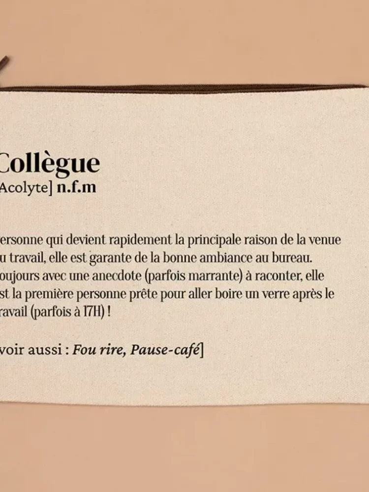 Grande trousse définition Collègue