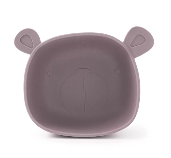 Bol en silicone à ventouse Prune