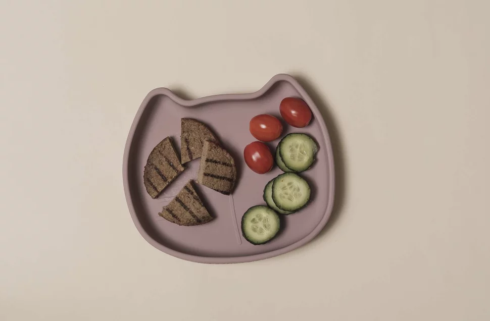 Assiette en silicone avec ventouse alfie moutarde – Image 2