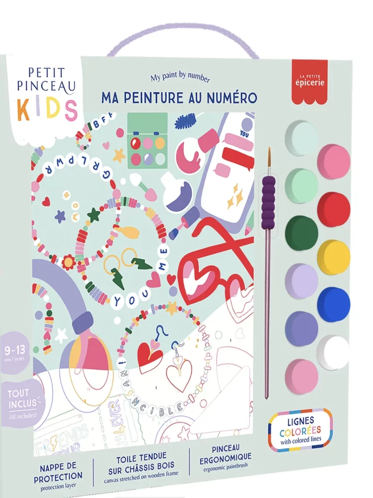 Kit de peinture au numéro pour les enfants - Besties