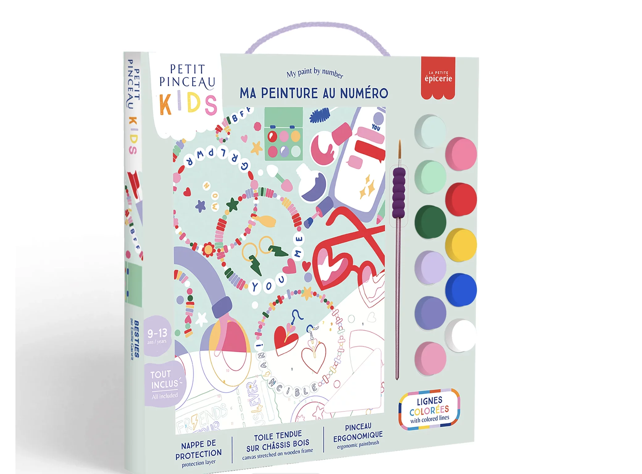 Kit de peinture au numéro pour les enfants - Besties