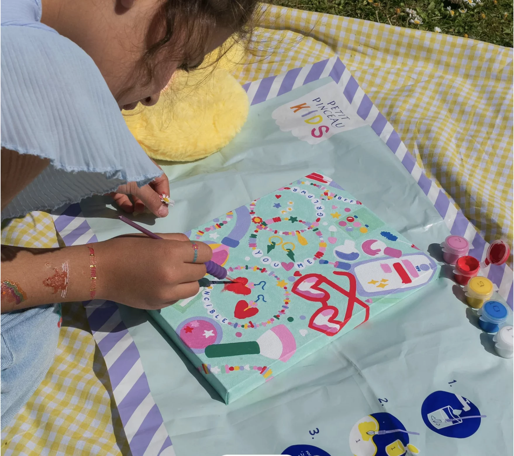 Kit de peinture au numéro pour les enfants - Besties – Image 2