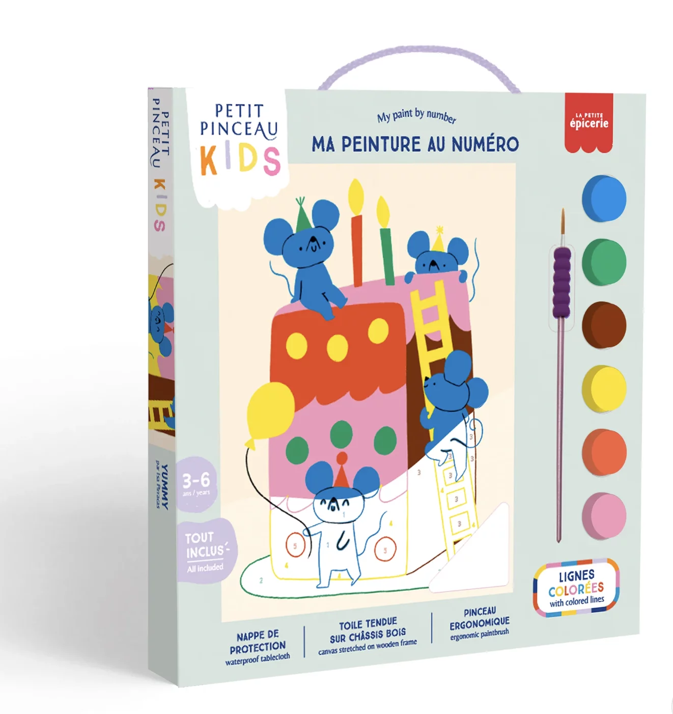 Kit de peinture au numéro pour les enfants - Yummy