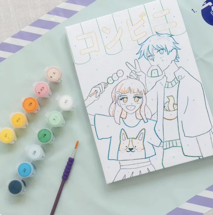 Kit de peinture au numéro pour les enfants - Konbini – Image 3