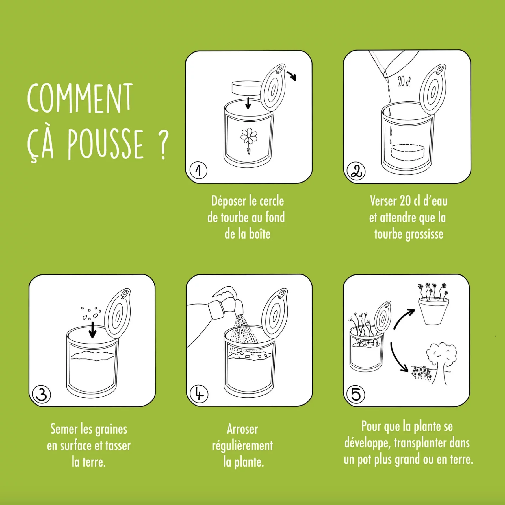 Kit à semer "Noël Joyeux (boule à neige)" – Image 3