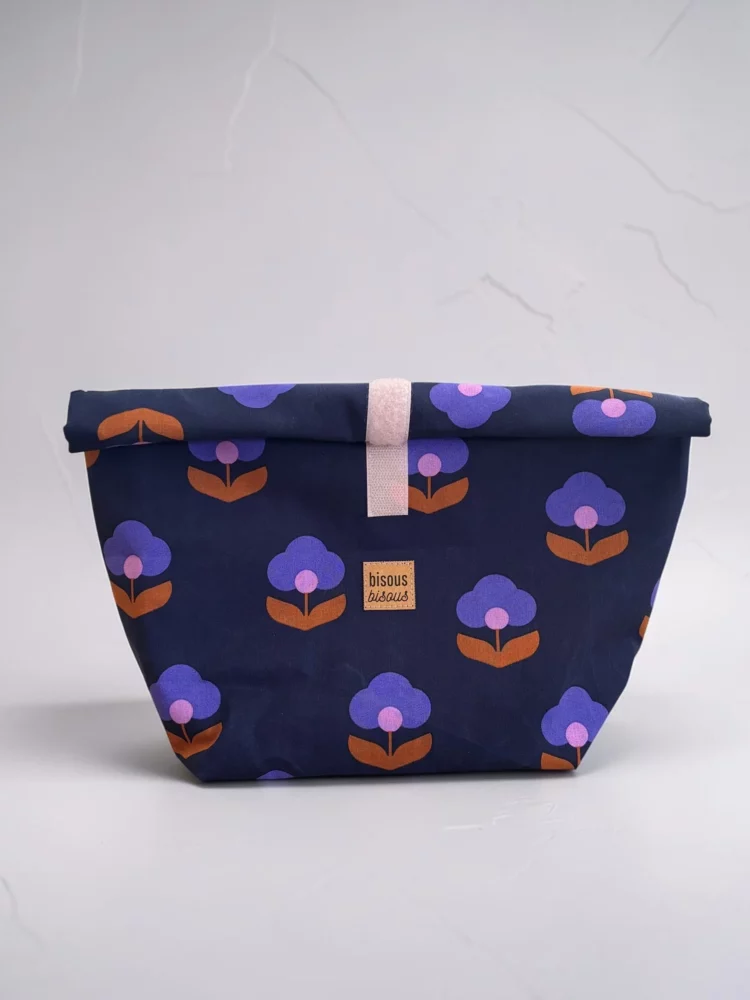 Grand lunchbag Fleurs Rétro