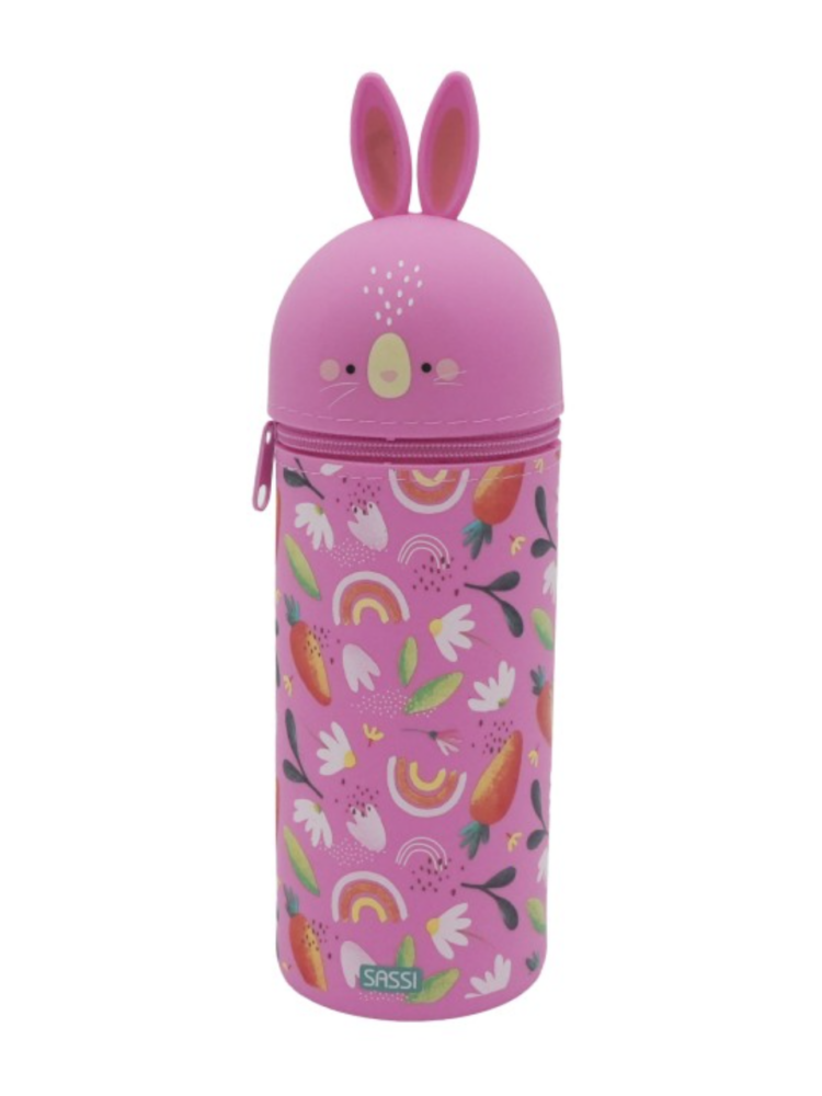Trousse en silicone - Fluffy le lapine