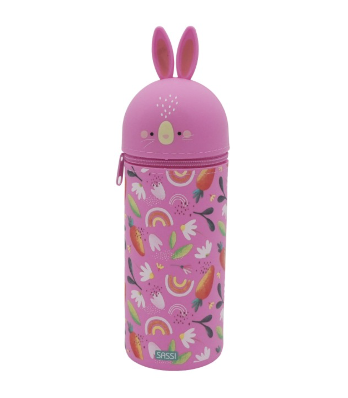 Trousse en silicone - Fluffy le lapine