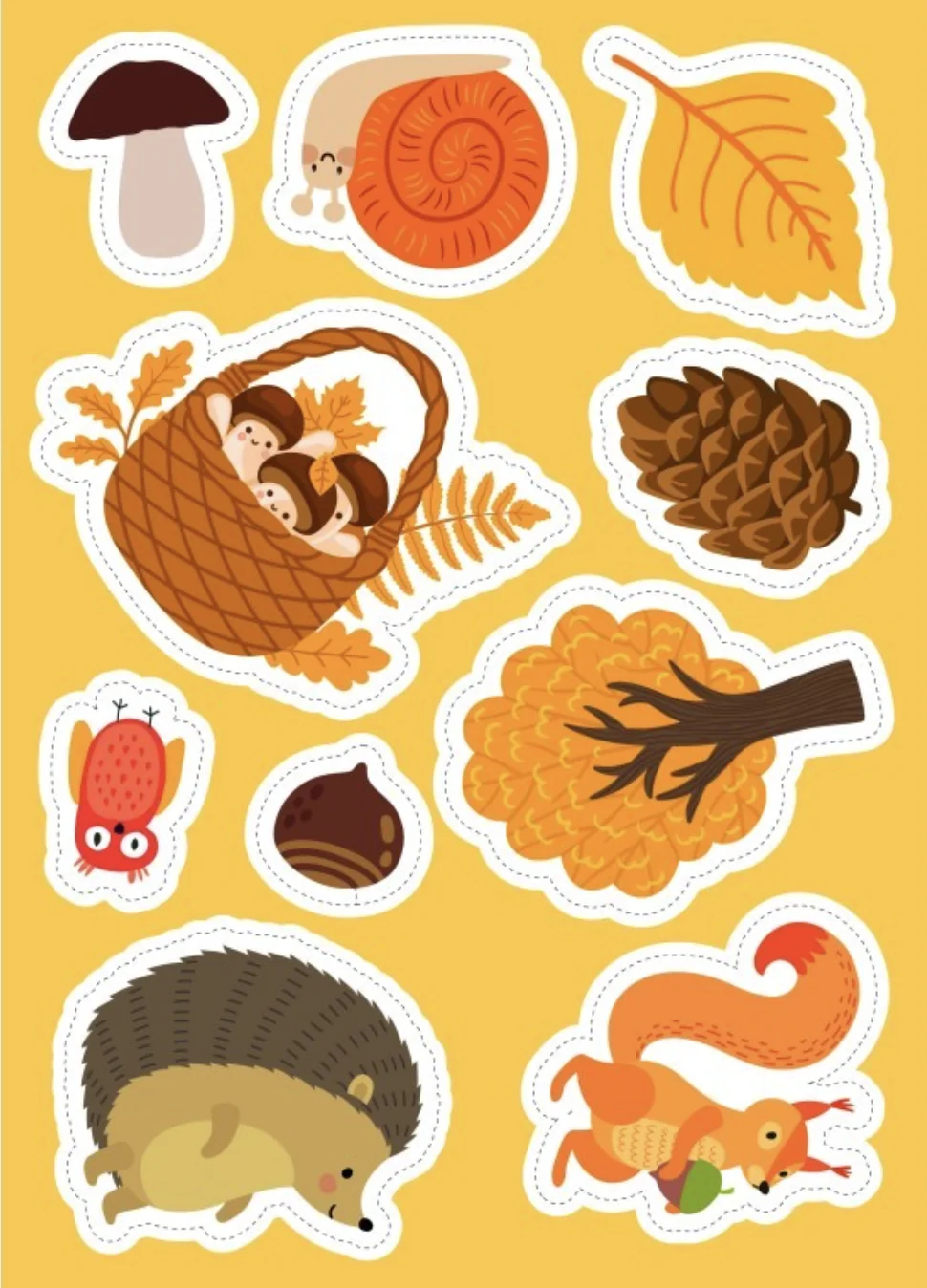 Stickers et Activities. L'automne – Image 3