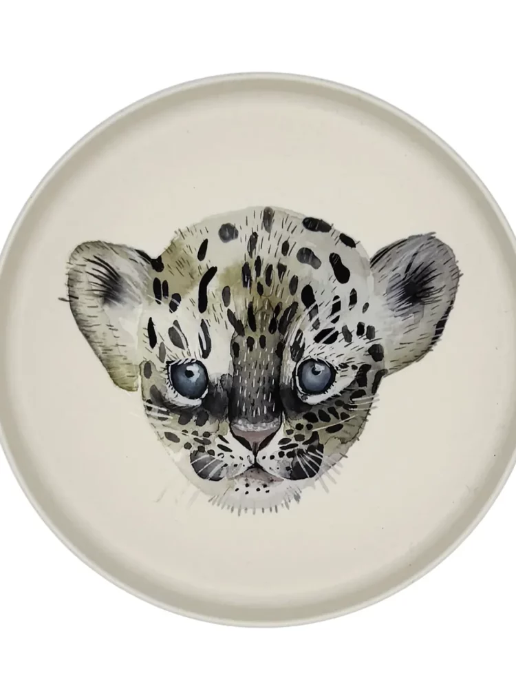 Assiette pour enfants Léopard NUUKK